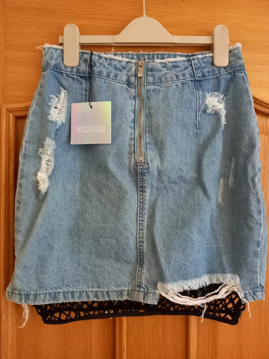 New-Misguided  Denim Skirt - Image 3