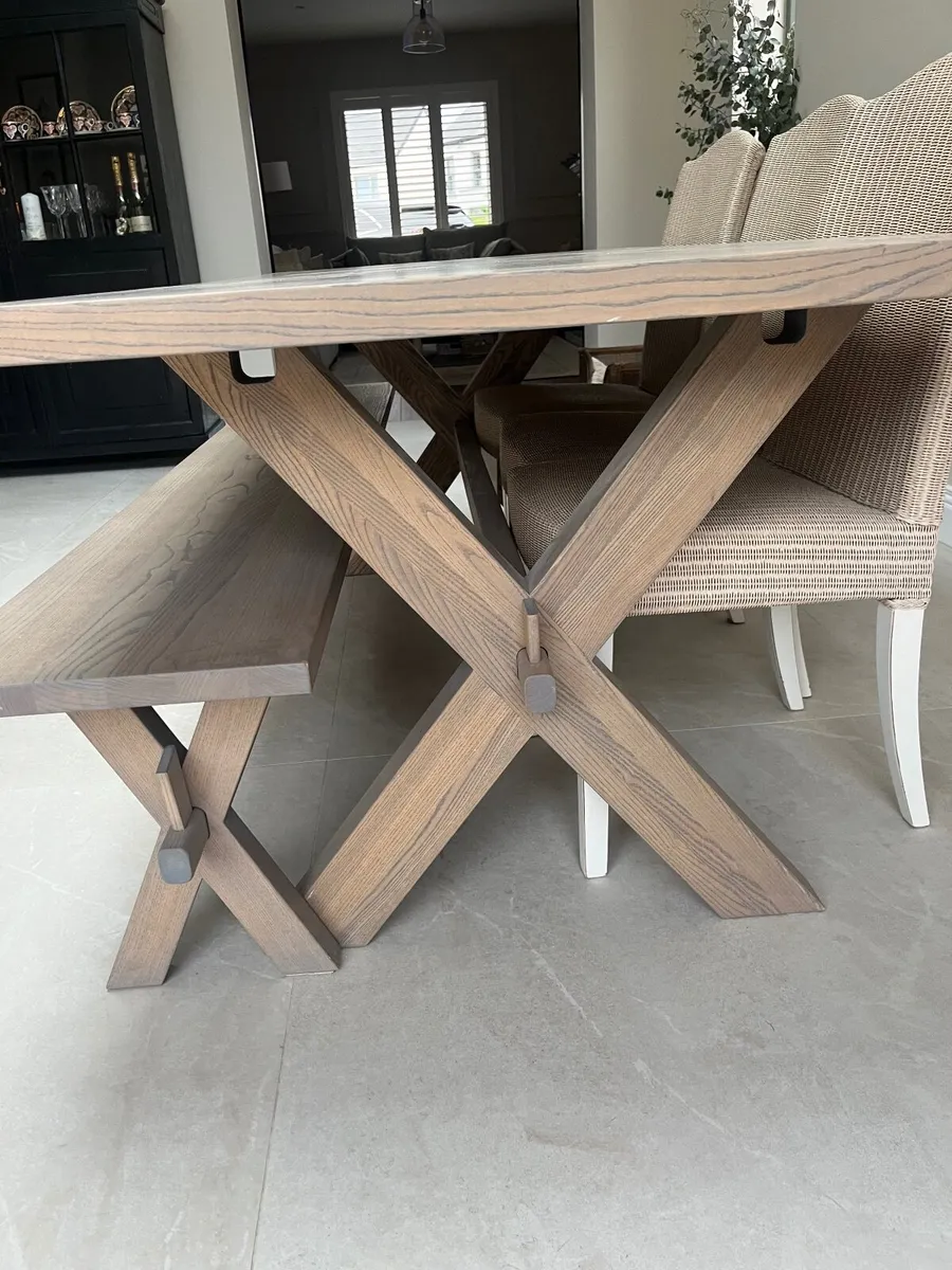 Dining Table and Bench - Image 3