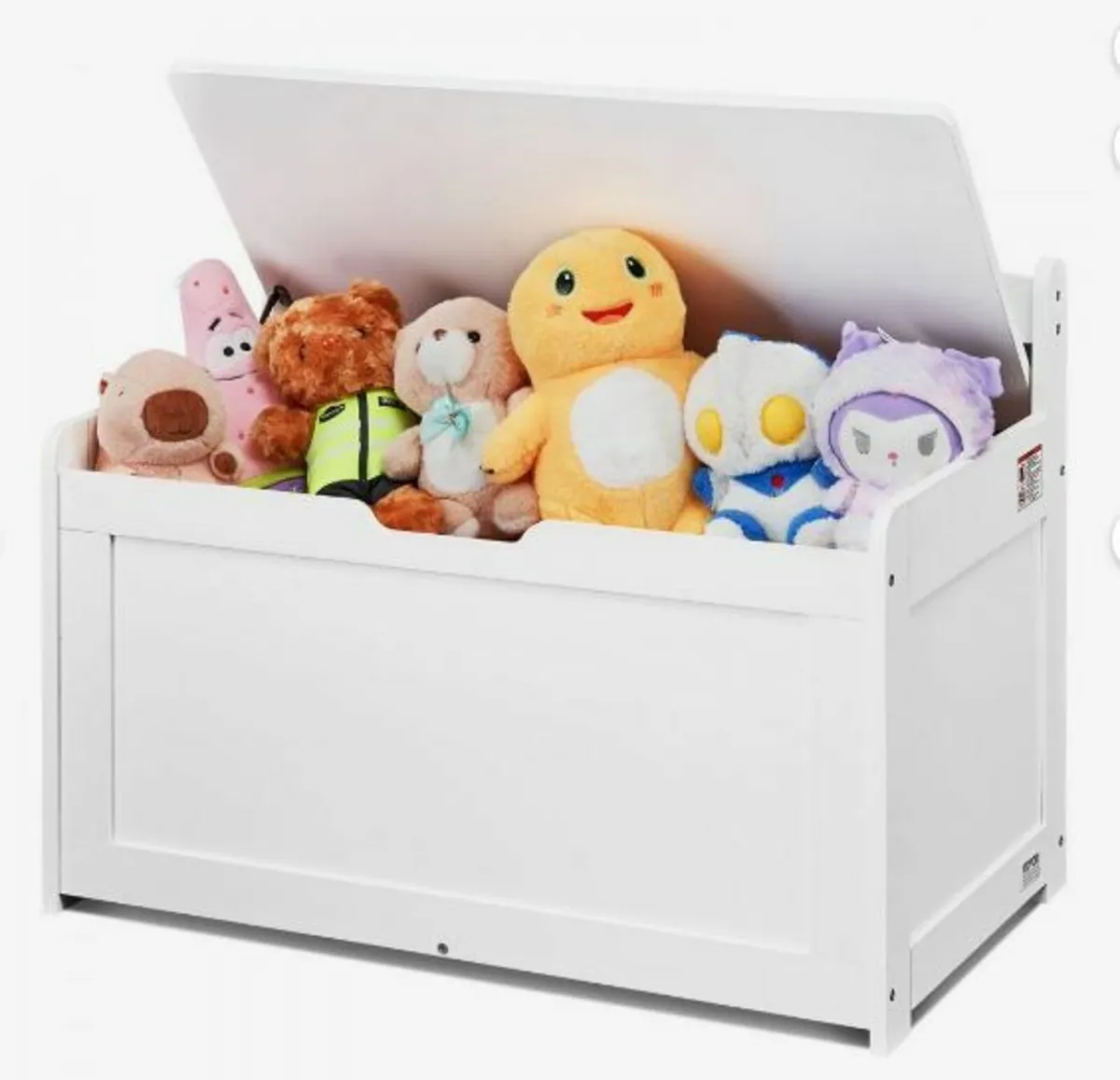 Kids Toy Storage Bench Wooden Toy - Image 1