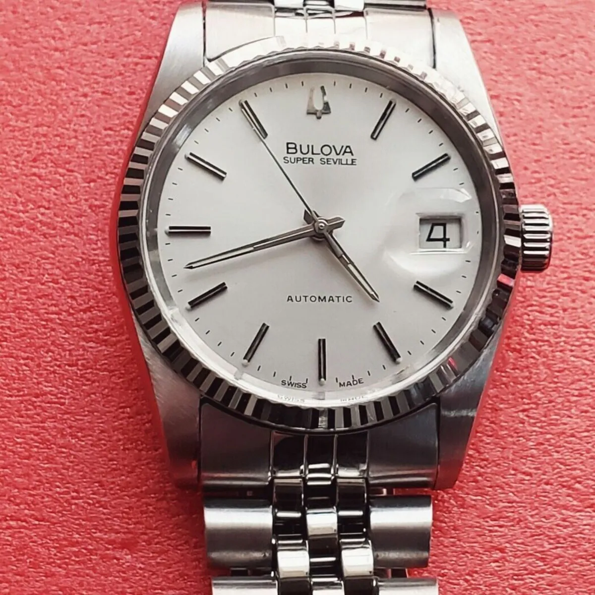 Bulova date just 38.  Automatic. Serviced