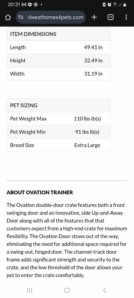 Dog crate - Image 2