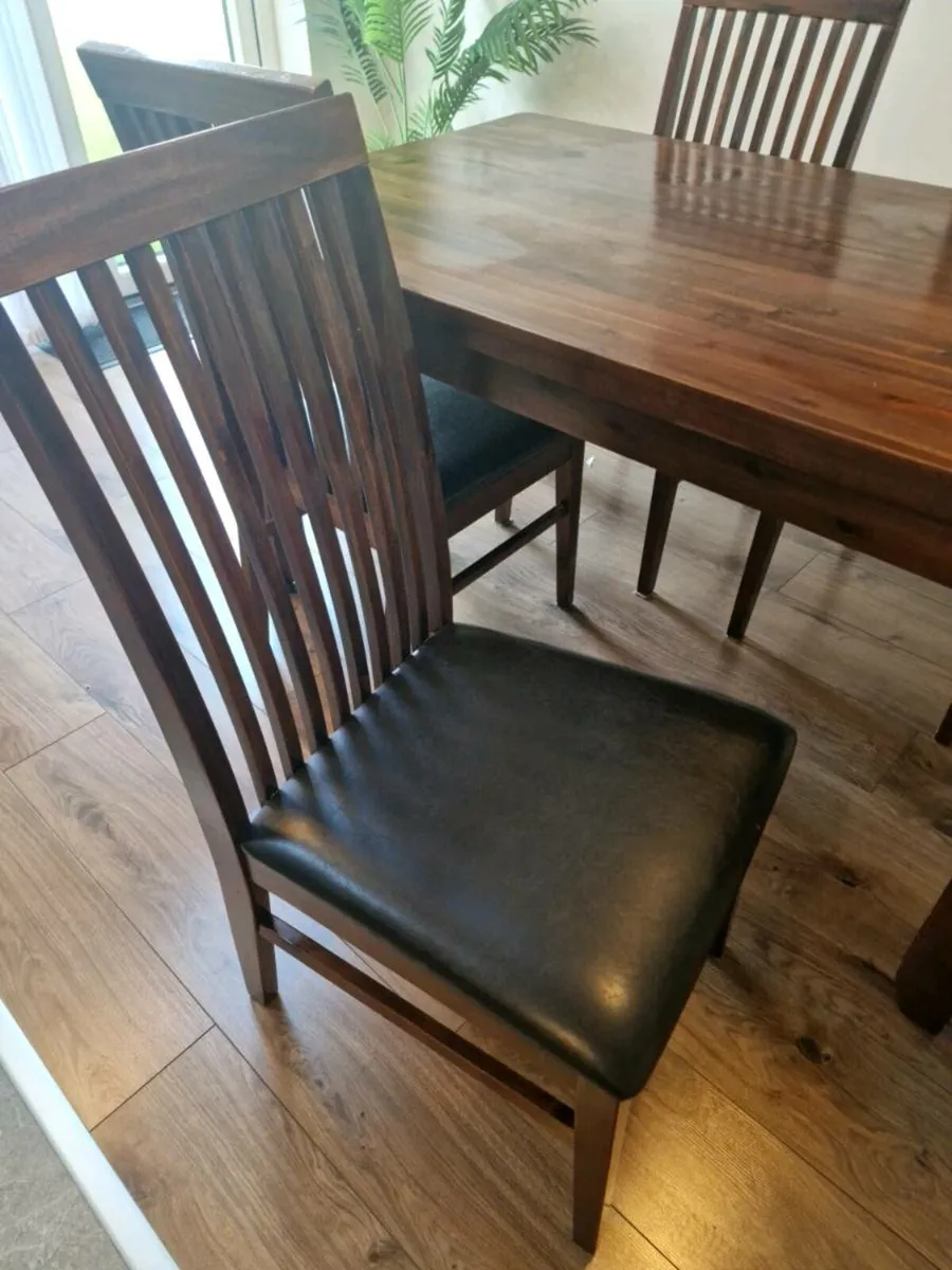 Dining Table with 4 Chairs - Image 2