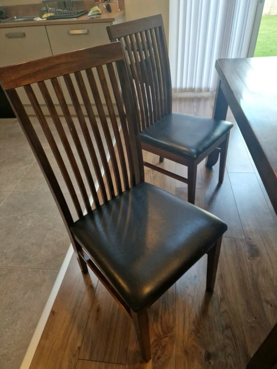 Dining Table with 4 Chairs - Image 3