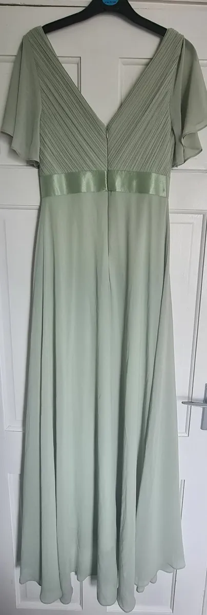 Sage Green Full Length Dress - Image 3