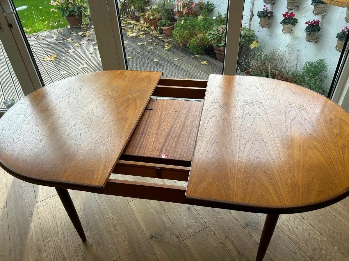 G-Plan Mid-Century  Dining Table and 6 Chairs - Image 3