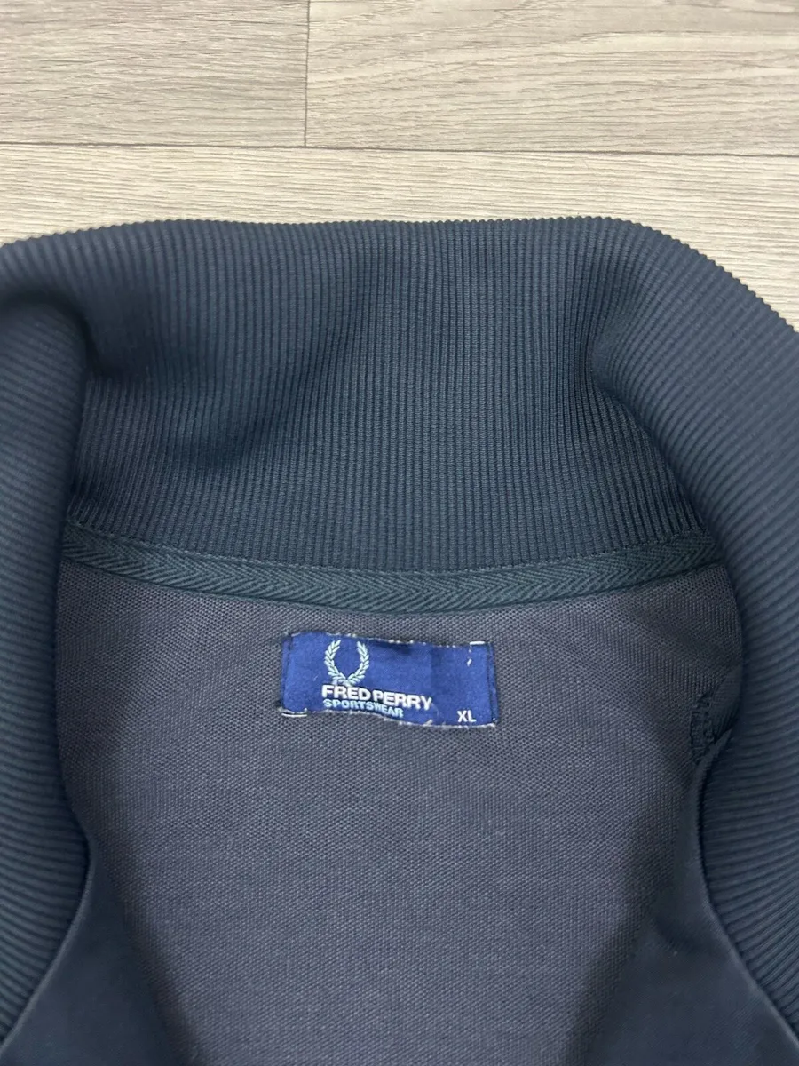 Vintage Fred Perry Argyle Track Tennis Jacket - Image 4