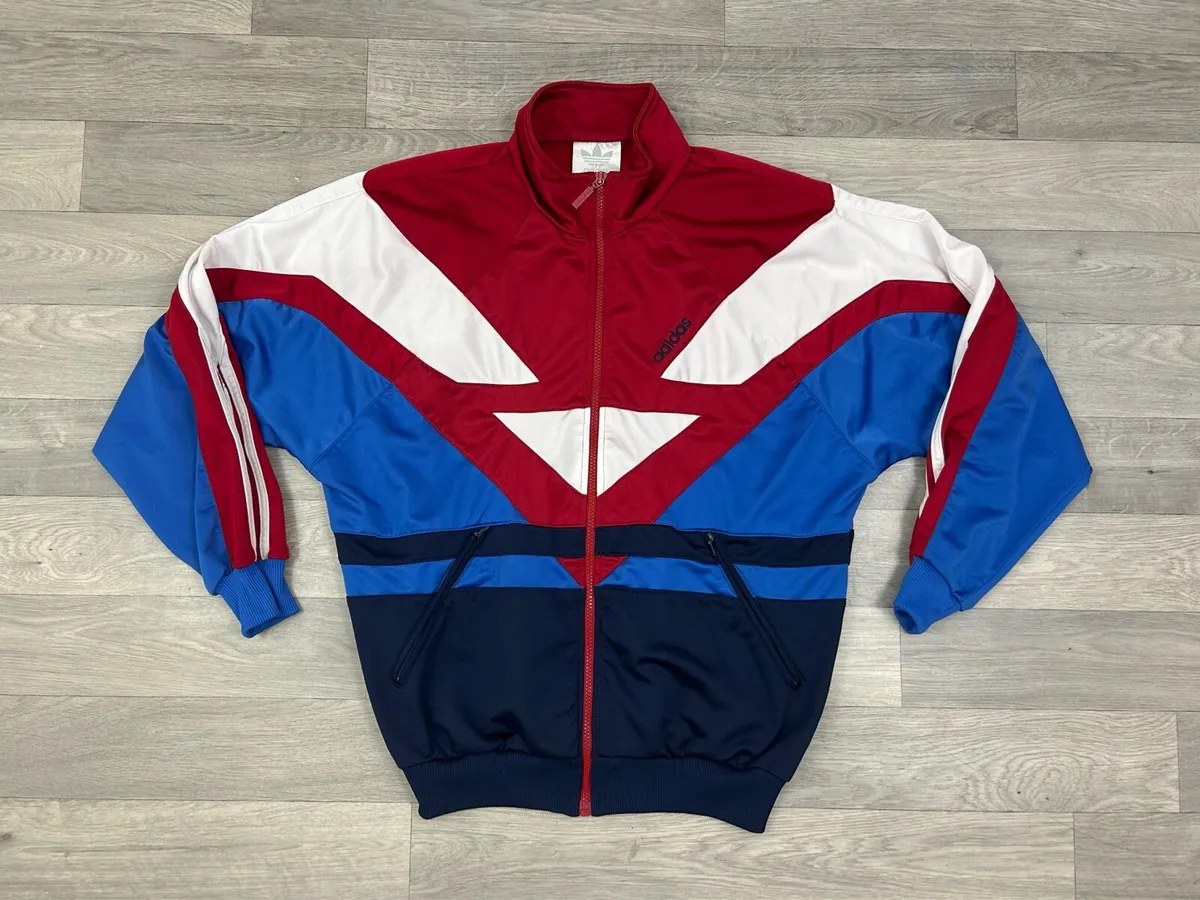 Vintage 90s Adidas Track Jacket Mens Medium - Image 1