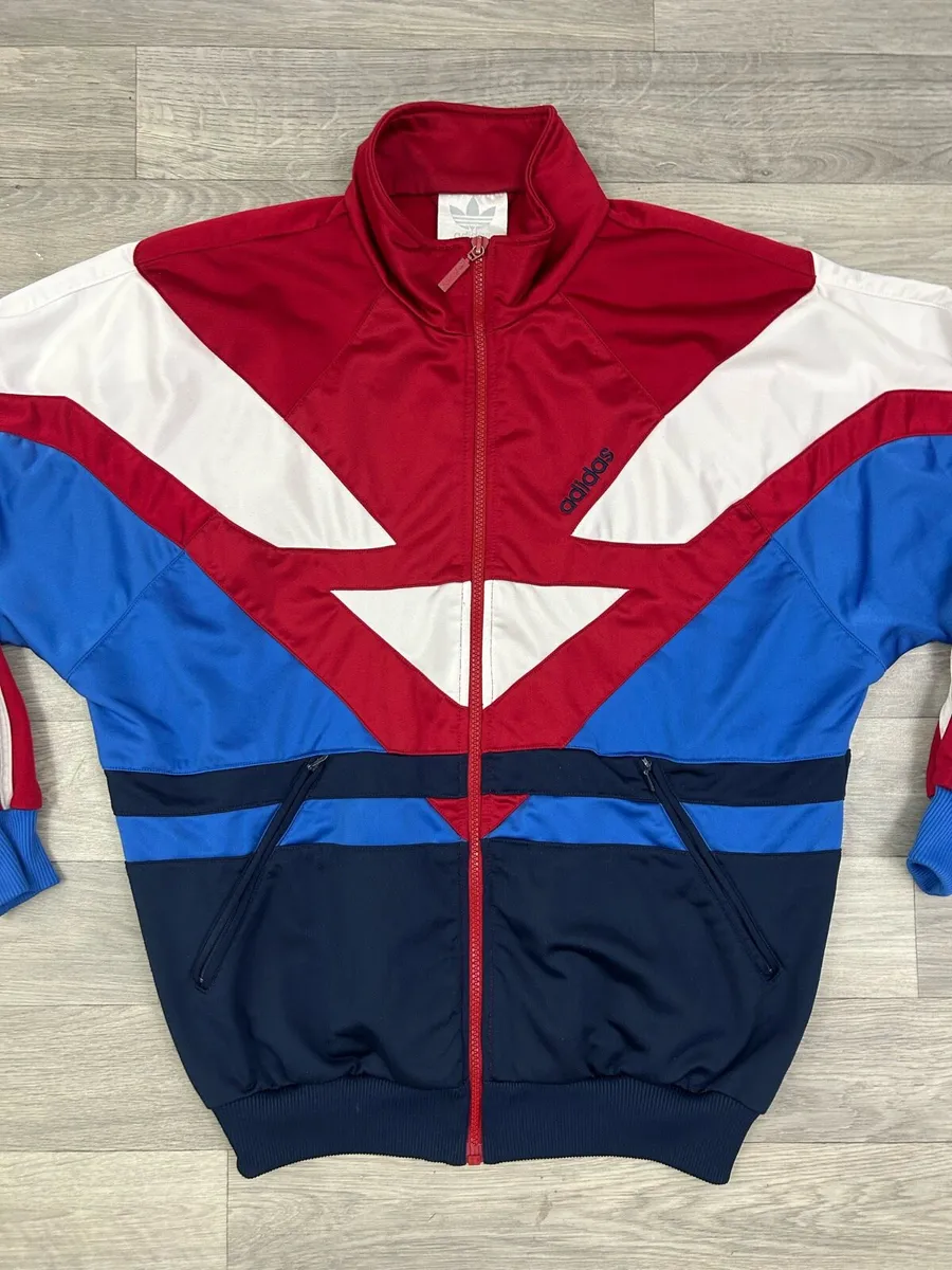 Vintage 90s Adidas Track Jacket Mens Medium - Image 2