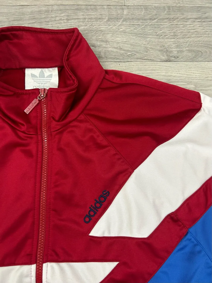 Vintage 90s Adidas Track Jacket Mens Medium - Image 3