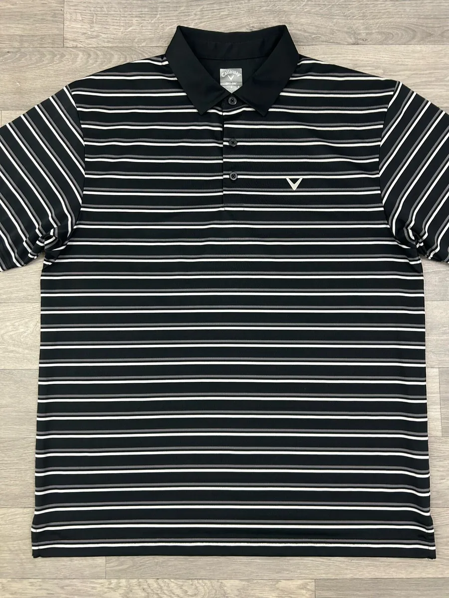 Callaway Striped Golf Polo shirt Mens Large - Image 2
