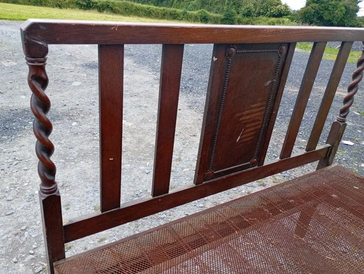 Double bed with springs - Image 2