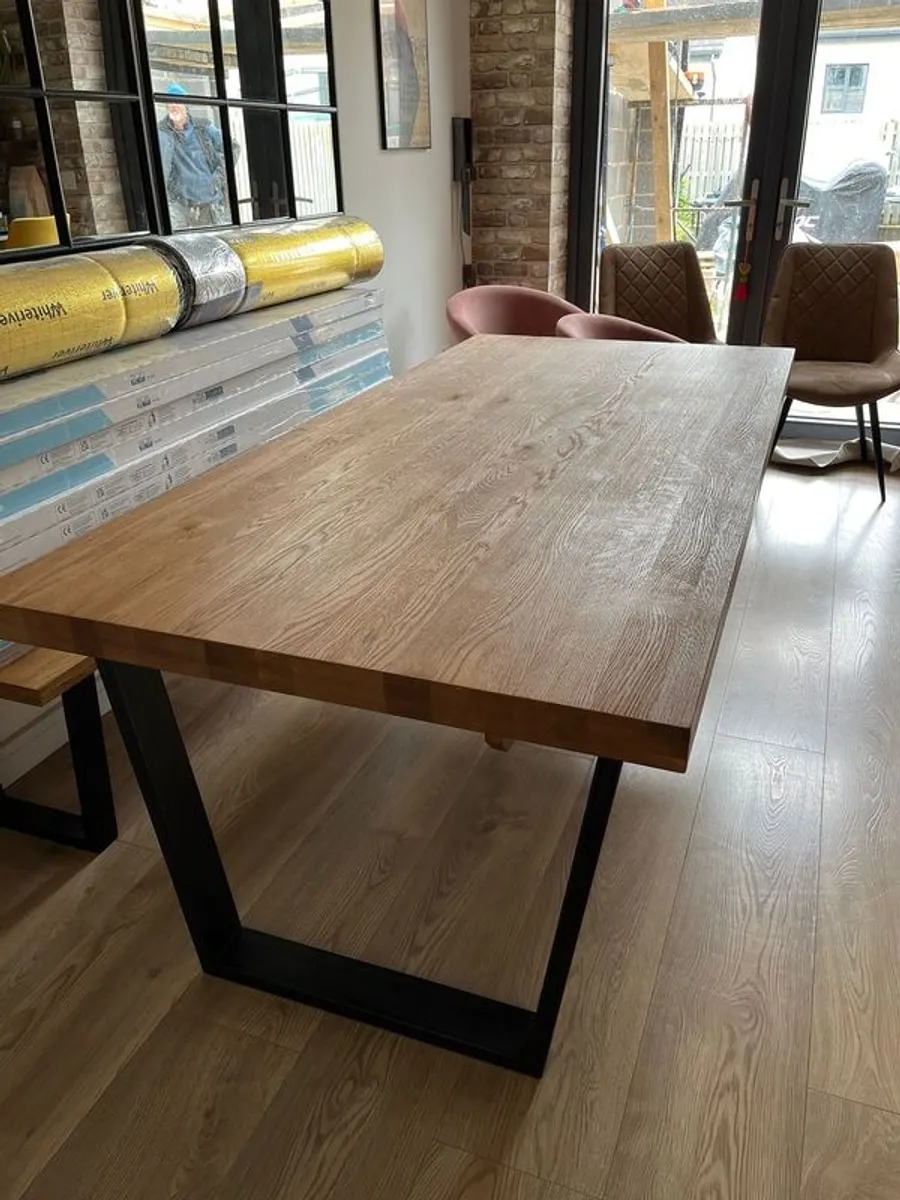 EZ Living Calia dining table & bench - Image 1