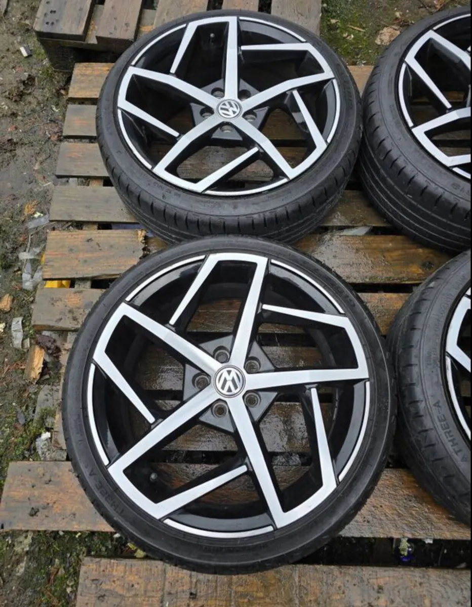 17” Vw 5x100 tyres/alloys - Image 2