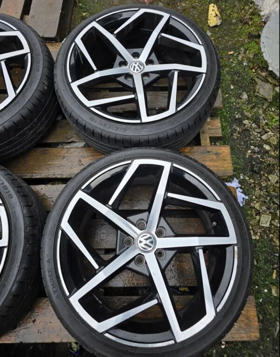 17” Vw 5x100 tyres/alloys - Image 3