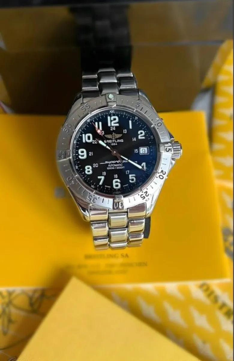 Breitling Superocean - Steel and Leather straps - Image 1