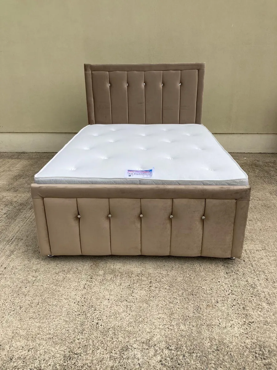 Bumper sandy divan beds and mattress - Image 2