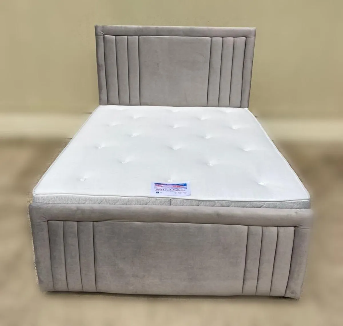 Bumper sandy divan beds and mattress - Image 4