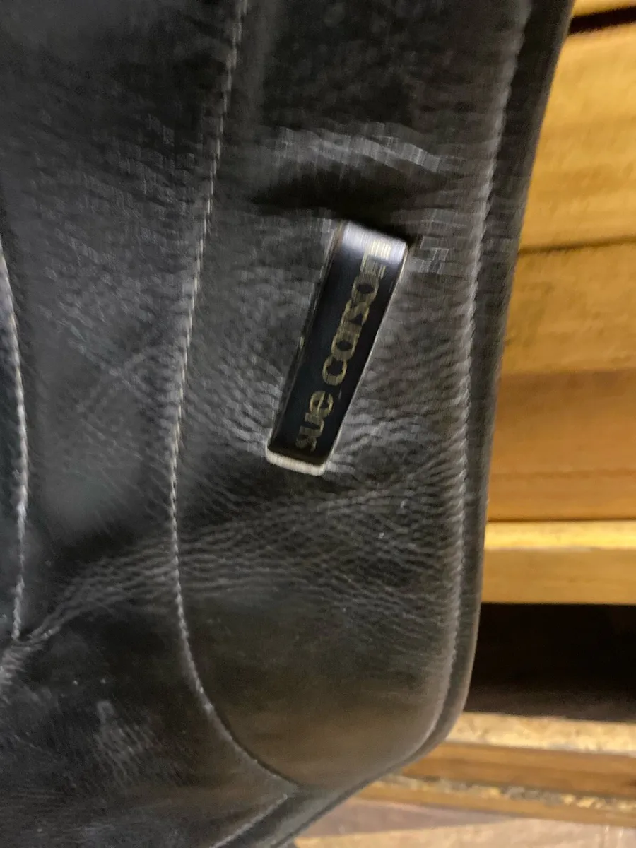 Sue Carson dressage Leather saddle - Image 3