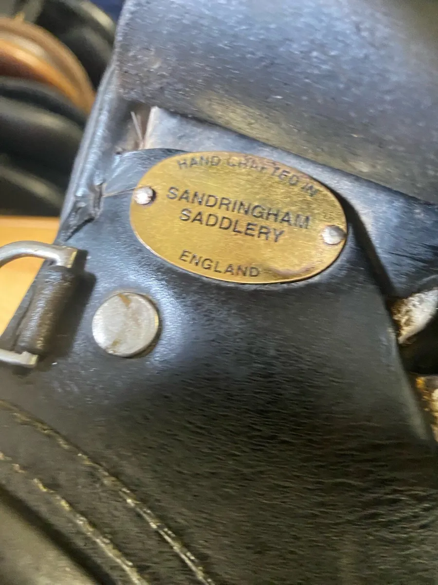 14.5” Leather pony saddle - Image 2