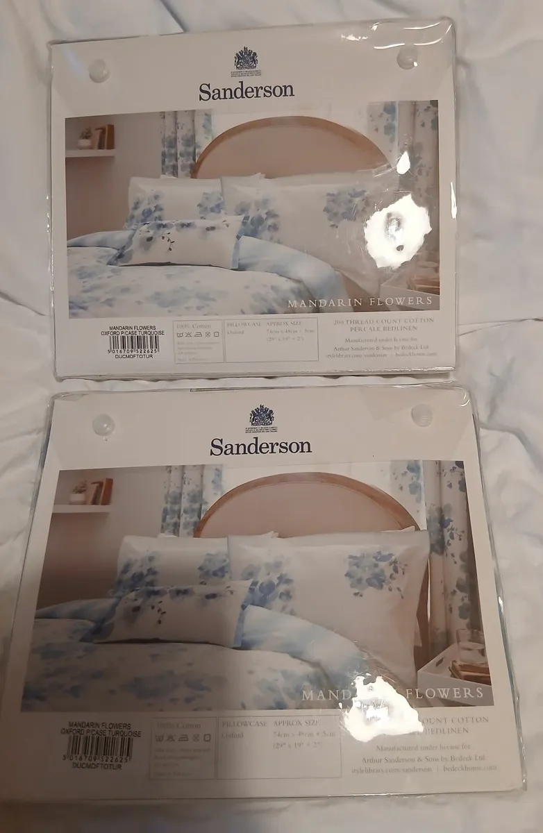 Oxford Pillow cases x 2 - Image 1