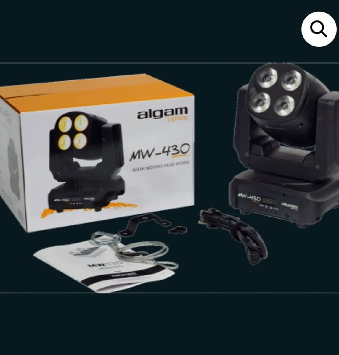 Algam Lighting MW-430  Wash Moving Head - Image 1