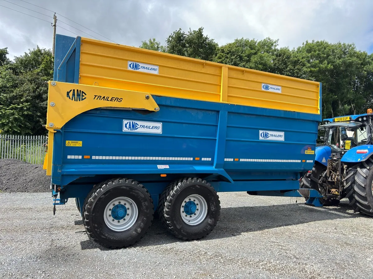2019 Kane 16T Halfpipe silage trailer - Image 3