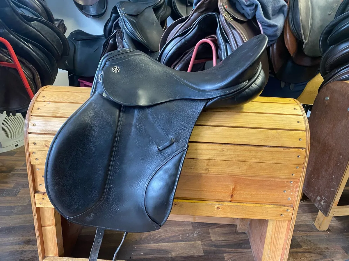 17”Kieffer event Leather saddle - Image 1