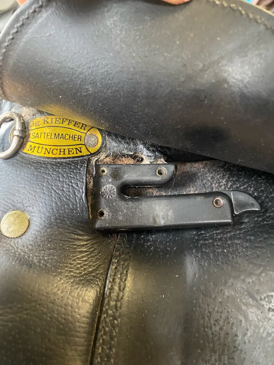17”Kieffer event Leather saddle - Image 3