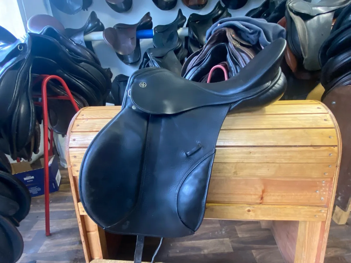 17”Kieffer event Leather saddle - Image 4