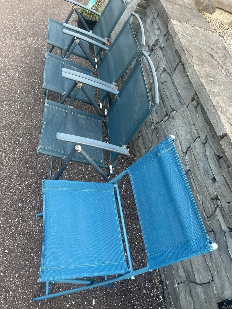 4 x Garden Patio Foldable Chairs - Can Deliver - Image 2
