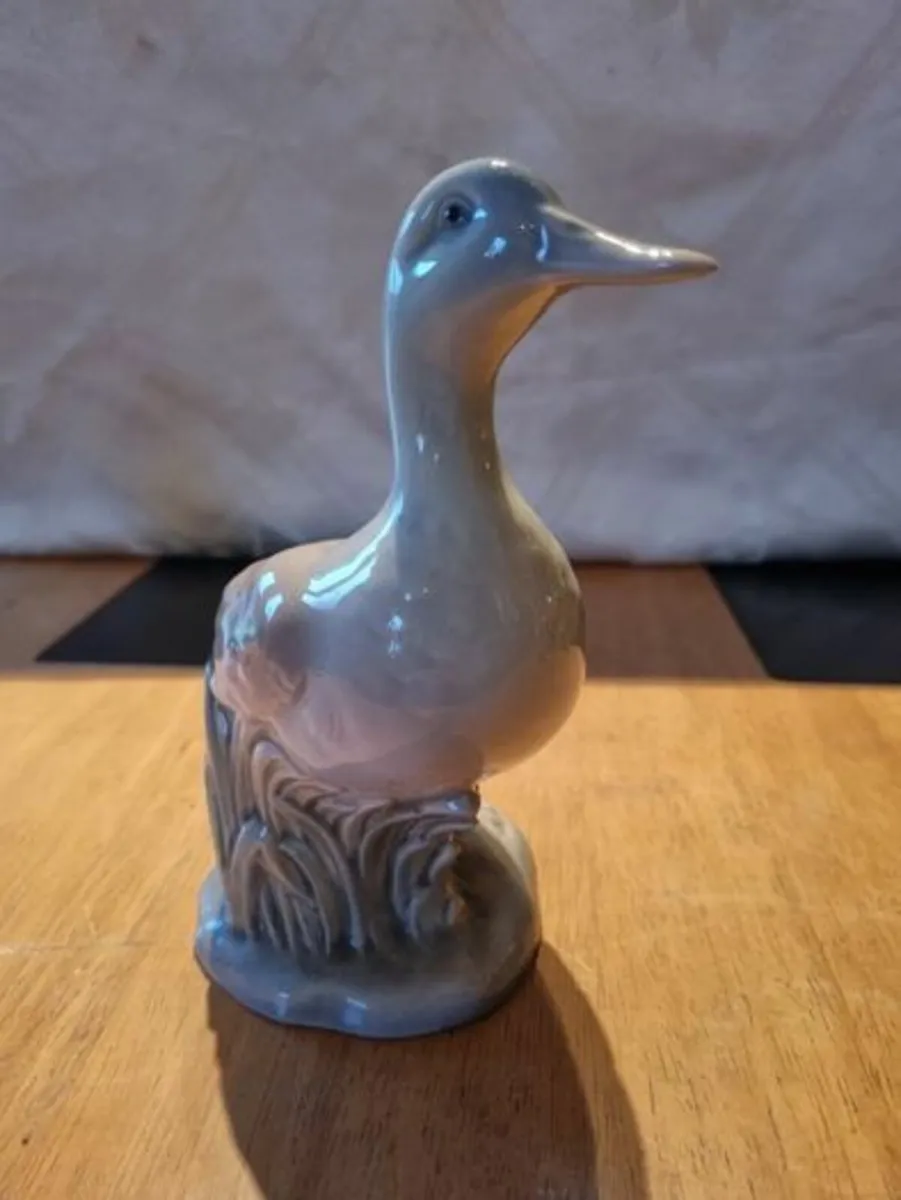 Large Spanish Porcelain Duck Figurine - Image 2