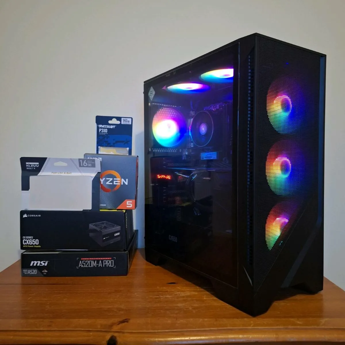 Gaming PC Ryzen 4500/RX 5600 XT/16GB RAM - Image 1
