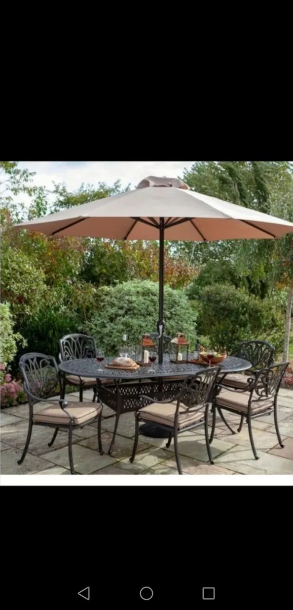 ***CLEARANCE*** Brand New Hartman Cast Alum 6 Seat - Image 1