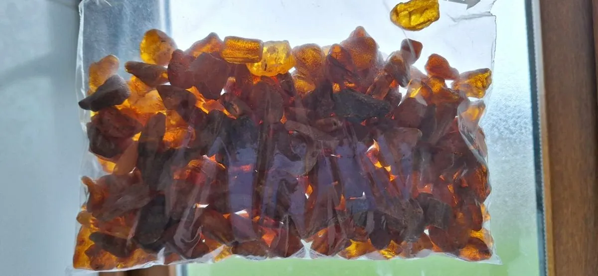 Selected Real Raw Baltic Amber Stones 410 g - Image 2
