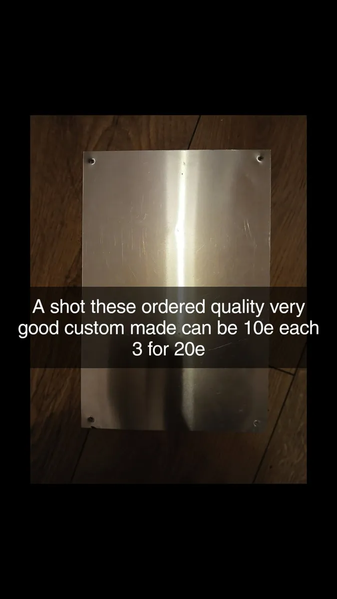 Vintage steel collection photograph plate - Image 1