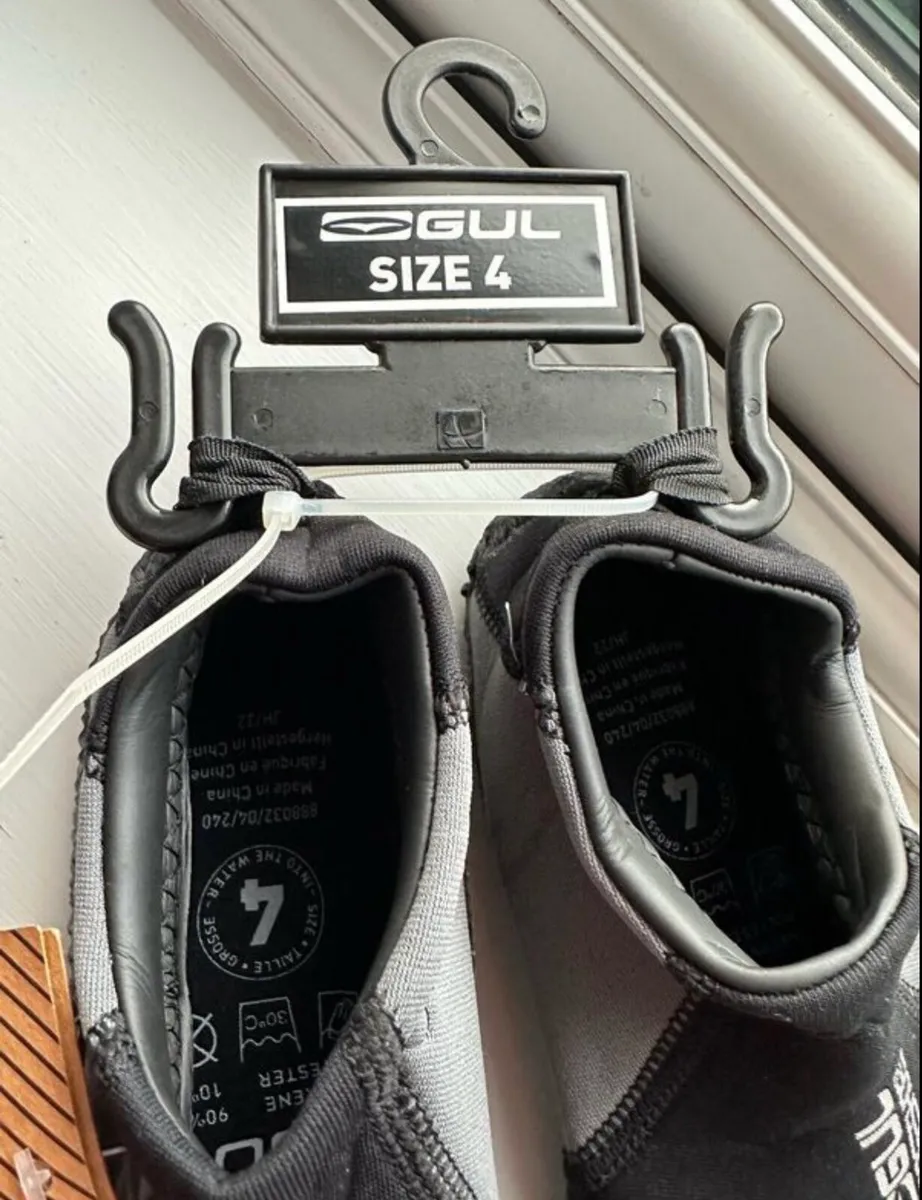 Brand new Gul water shoes - black - UK 4 - Image 3