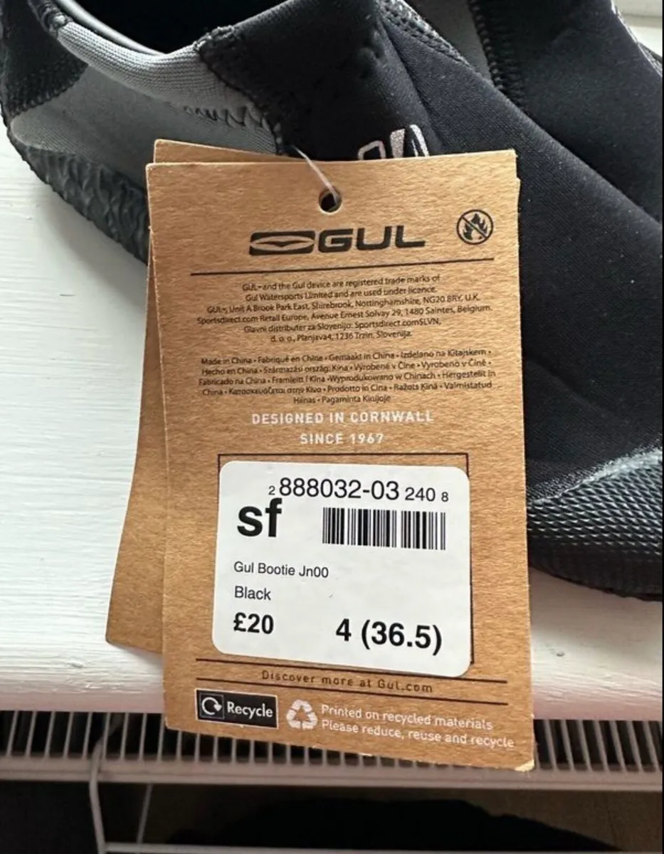 Brand new Gul water shoes - black - UK 4 - Image 4
