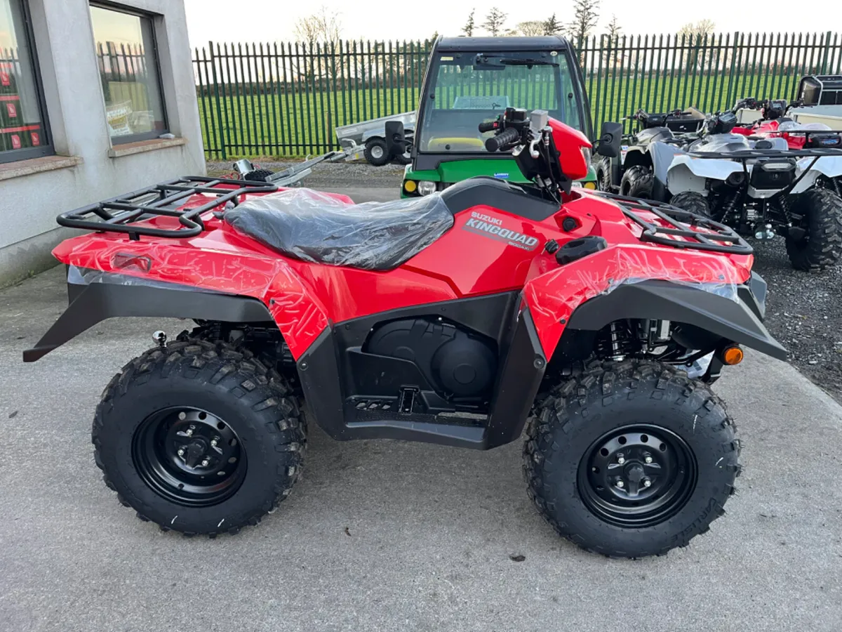 New Suzuki KingQuad 500 €52 PER WEEK ! - Image 4