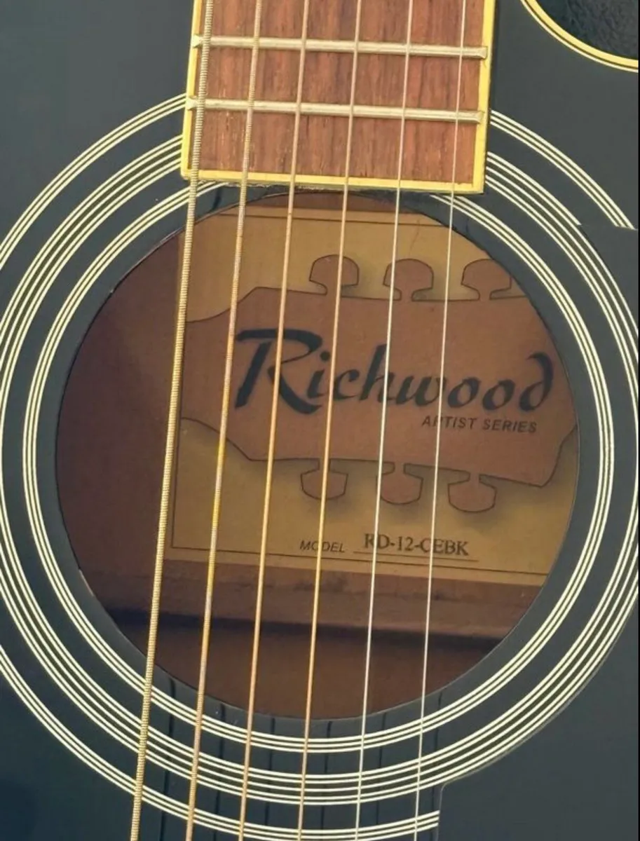 Richwood electro acoustic guitar - Image 2