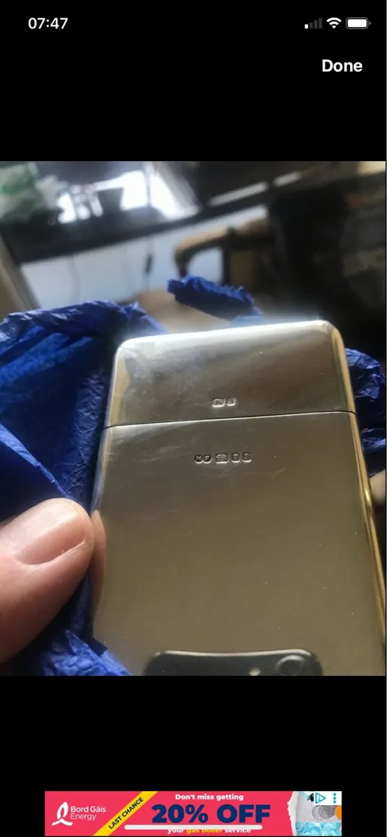 Silver Business Card Holder - Image 2
