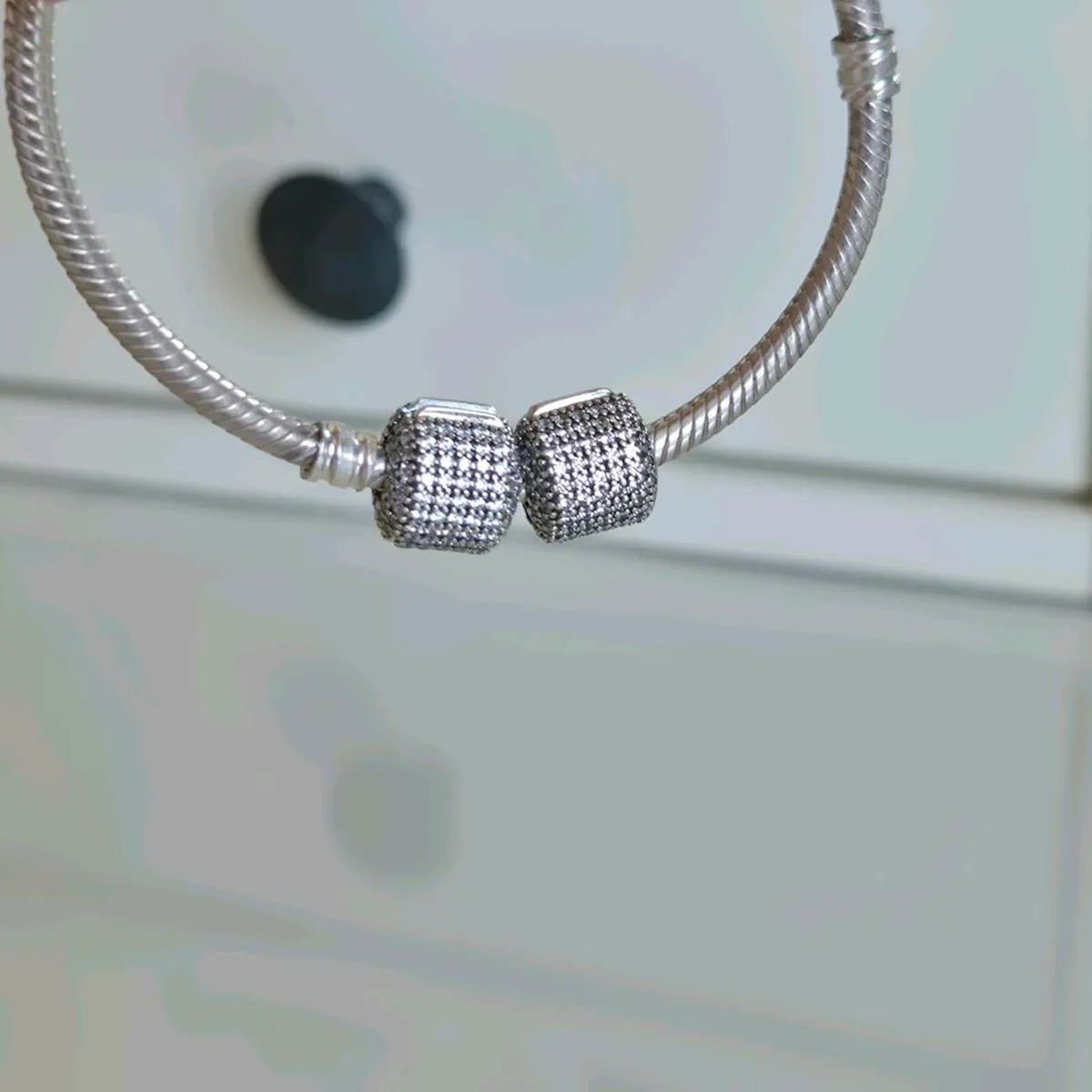 GENUINE PANDORA PAVE CHARM CLIPS - Image 4