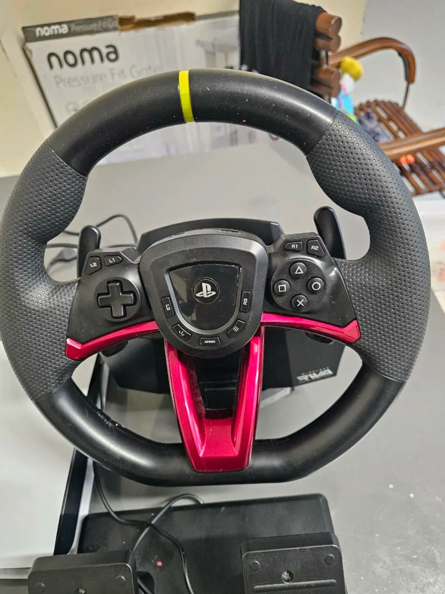 PS5 Racing Wheel and Pedals For Sale - Image 2