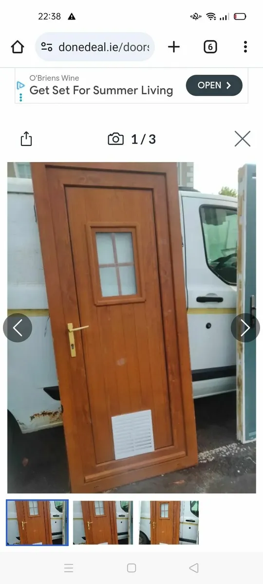 🏠 HIGH QUALITY GOLDEN OAK SINGLE DOOR 🏠