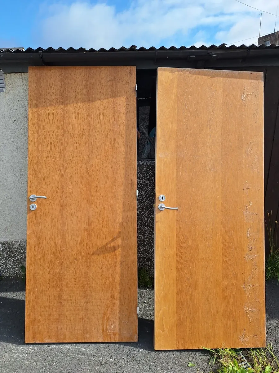Timber solid doors - Image 1