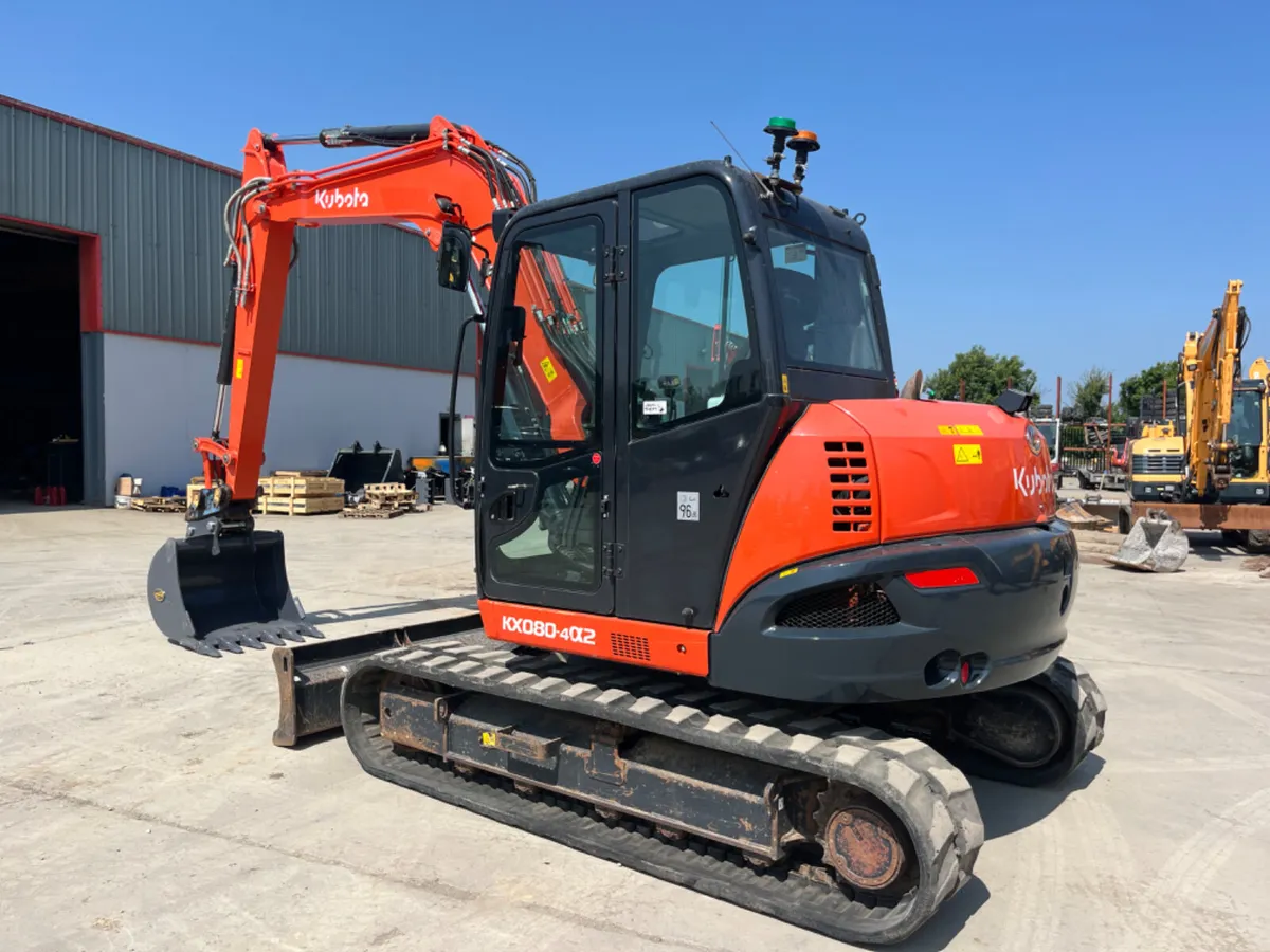 2021 Kubota KX080-4 - Image 3