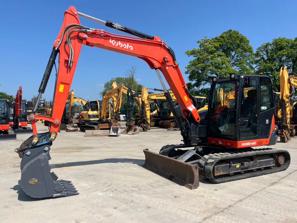 2021 Kubota KX080-4 - Image 2
