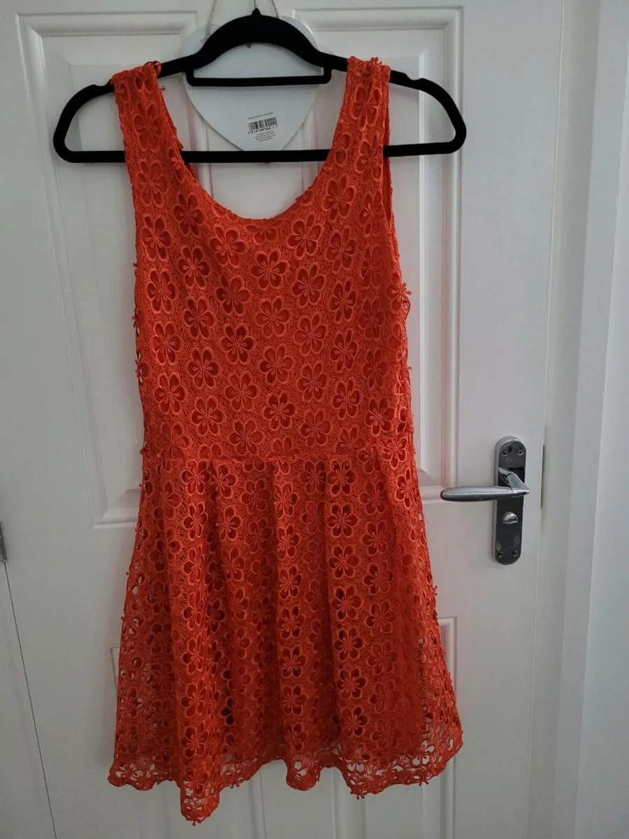 Dress red crochet - Image 1