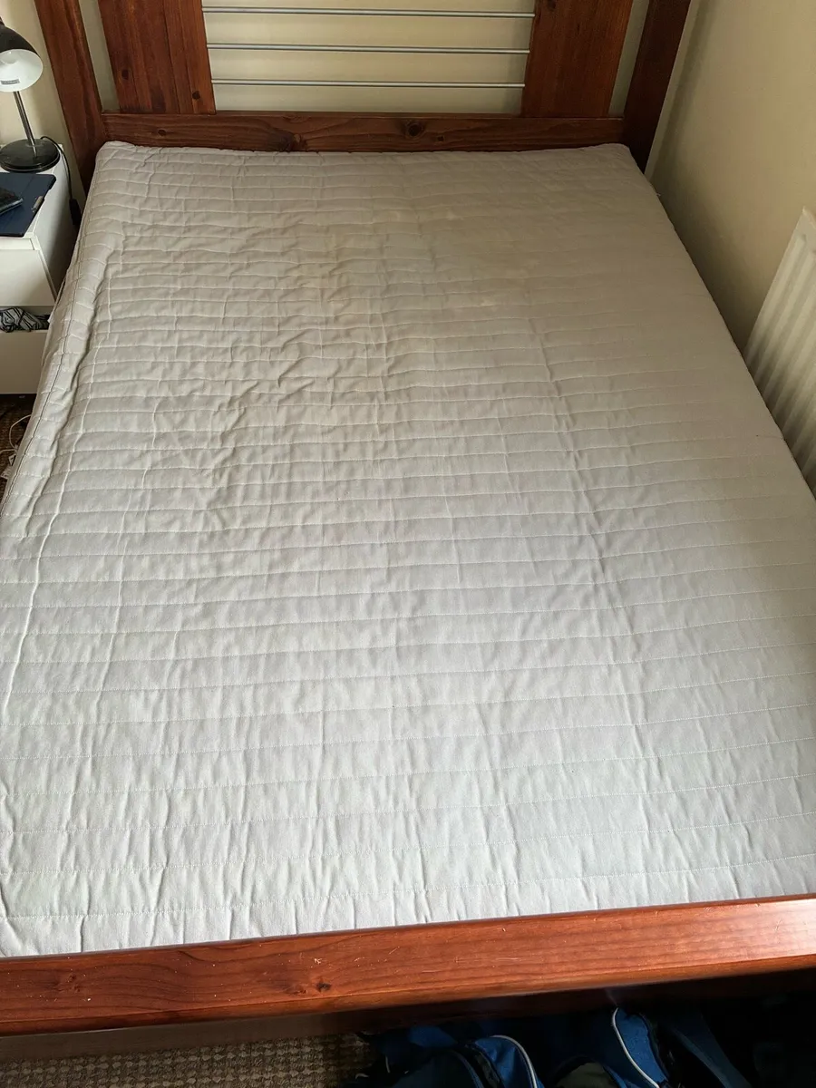 Double Bed Frame (can come with Mattress) - Image 4