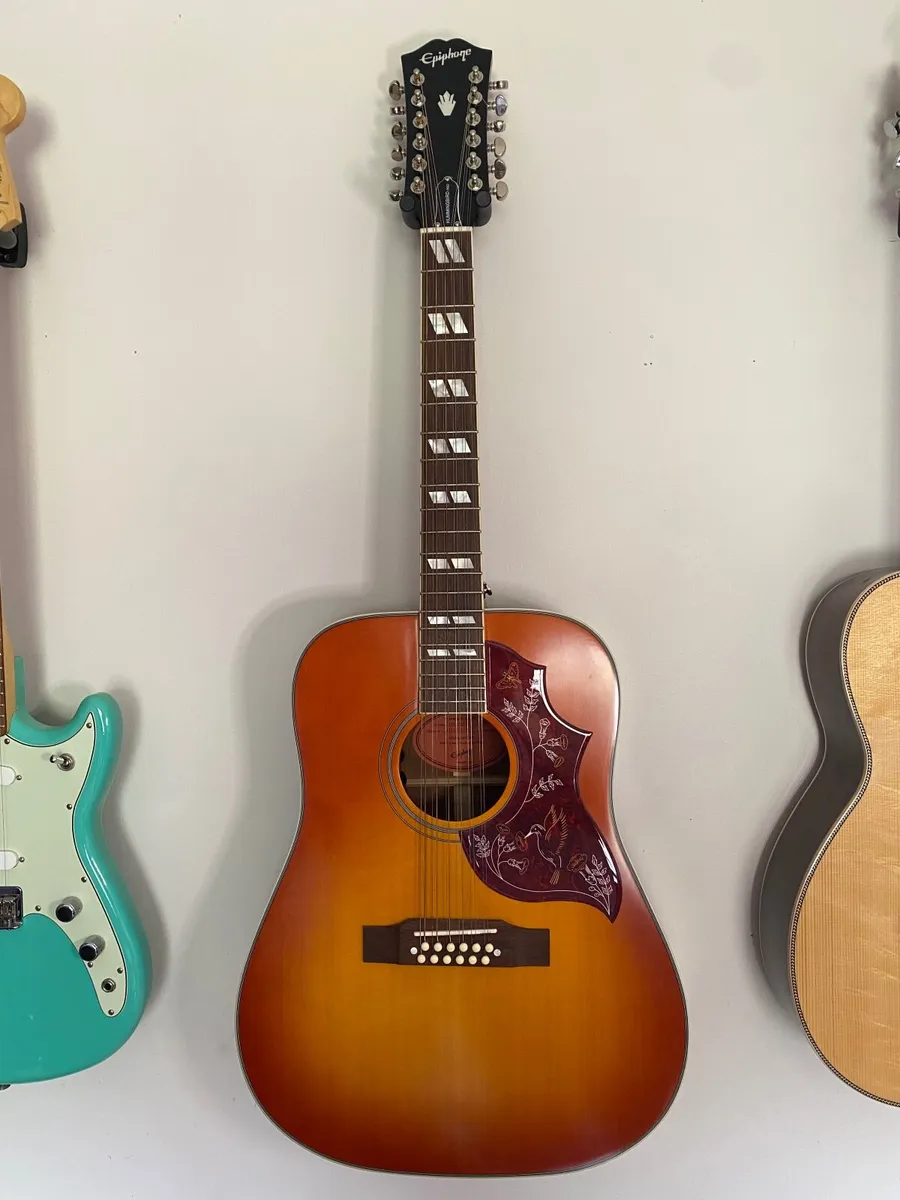 Epiphone Hummingbird Pro 12 String Acoustic Guitar - Image 1