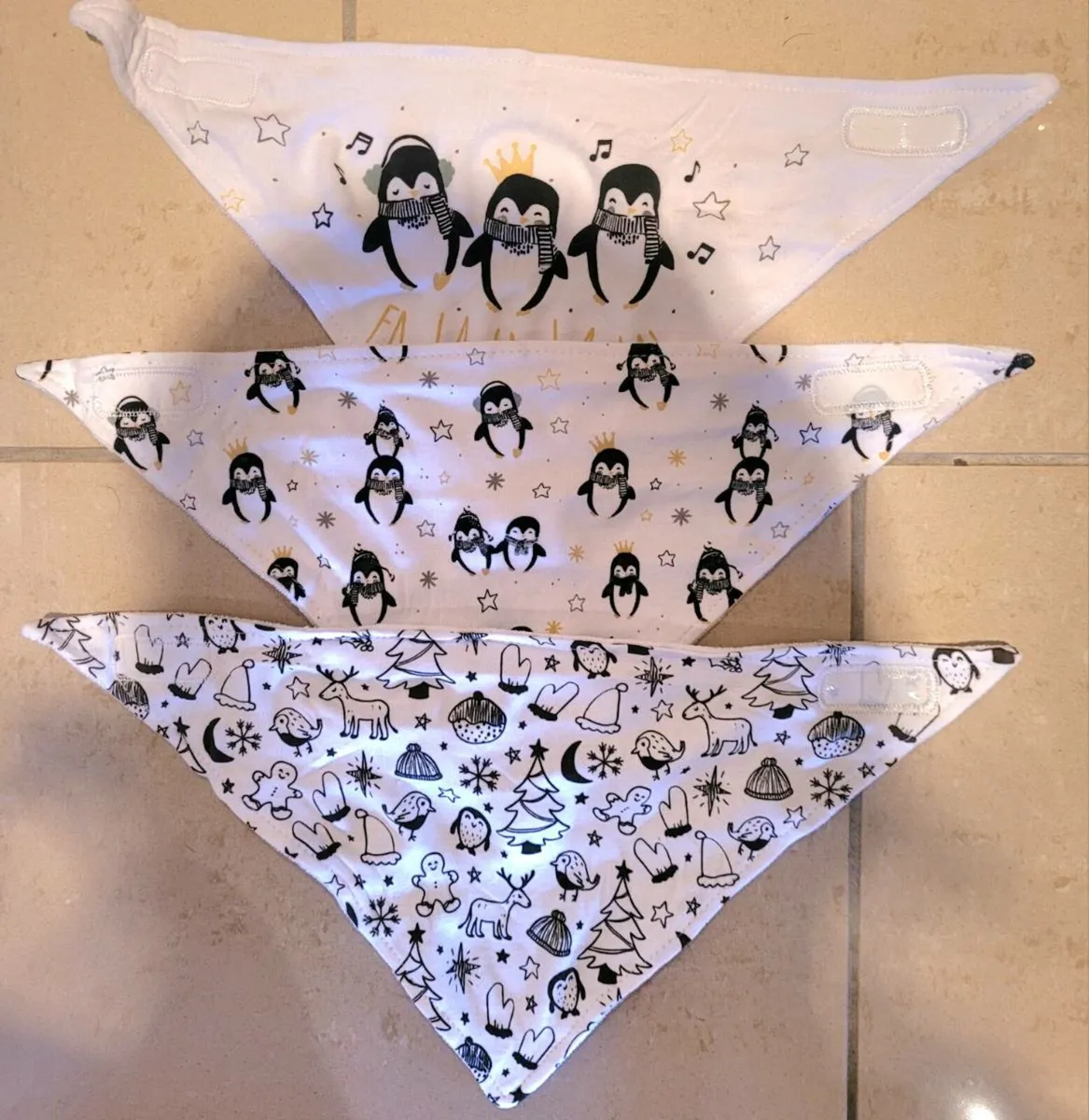 Baby bibs x 3 new